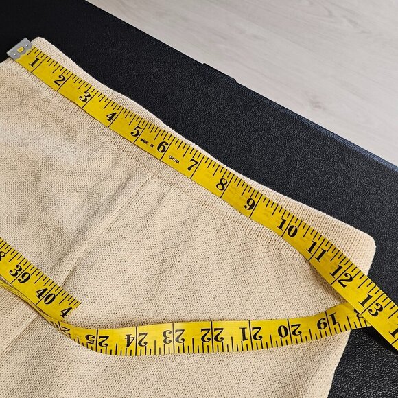 St. John Evening Womens High Waist Santana Knit, Split Bottom Wide Leg Pants, 2 - Picture 3 of 12